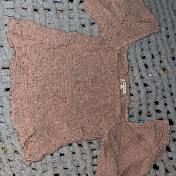 Pink Ruffled Top - Picture 1 of 2